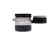 Leica Summilux 35mm f1.4 Ver.1, Steel Rim M3 Goggle Black Paint w/ Filter