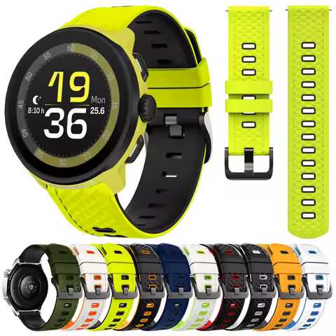 22mm Silicone Watch Strap For SUUNTO RACE RUN/S/2 Bracelet For SUUNTO Ocean/VERTICAL/5 PEAK/9 PEAK P