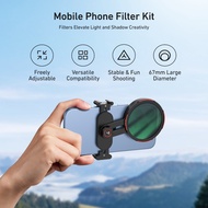 Universal Mobile Phone Filter Adjustable Bracket 67mm Filter cpl Polarizer ND ND Filter Starlight Fi