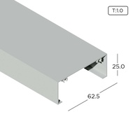 Aluminium Extrusion Louvre Frame Window Profile (Big) Thickness 1.00mm LV703 ALUCLASS