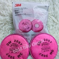 Gas mask 7501 + filter 2097 guaranteed genuine 3M