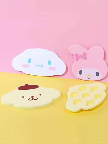 1pc Cinnamoroll Melody Food Grade Silicone Ice Tray Mold Cartoon Pompompurin Maker Box with Lid