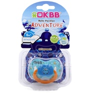 OKBB P113_ORT 6M+ Adventure Baby Pacifier with Cover (Orthodontic - Blue/Owl)