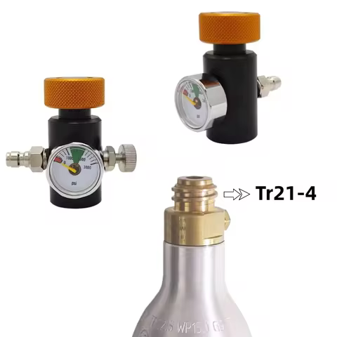 Cylinder Tank Bottle Charging Adapter Fill Station On/Off Aadaptor for Sodastream Quick Refilling,30