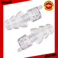 Etymotic ER20XS Series Standard Fit Earplugs with 3-Flange Eartips, Clear, 1 Pair, Noise Reduction, 