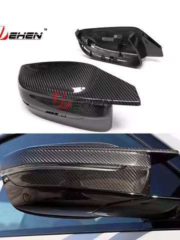 G80 M3 G82 M4 G83 Carbon Fiber Side Mirror Rear View Mirror Cover for M3 M4 2021-2024