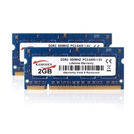 {Zhongguan digital}แพ็ค2GB PC2 6400S DDR2 800MHz 204pin 1.8V ดังนั้นหน่วยความจำคอมพิวเตอร์โน้ตบุ๊ก RAM DIMM จึงรองรับสองช่อง