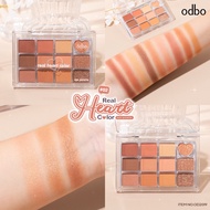 [NỘI ĐỊA THÁI] Bảng Màu Mắt Odbo Real Heart ODBO OD2019 12 Ô Có Trái Tim Đa Dạng Màu Sắc Thái Lan 8g