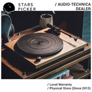 Audio Technica AT-LPW40WN Fully Manual Belt-Drive Turntable Vinyl Player 33-1/3 RPM &amp; 45 RPM