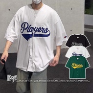 [BT3 American V-Neck] Jersey No. 69 Baseball T Basketball Blouse Shirt Couple Wear Loose T-Shirt Top