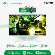 TITAN ARMY 27G2R 27inches flat Fast IPS Gaming 2K Monitor 180Hz 2560*1440 1ms