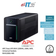 APC Easy UPS BVX AVR Universal Sockets (BVX1200LI-MS / BVX900LI-MS)