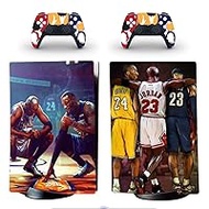 Console Decal Skin Basketball Legend Vinyl Sticker Compatible with PS5 Digital Edition Console Controllers Wrap Skins Goat