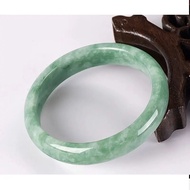 ☻Natural Green Jade Jadeite Bangle Vintage Jewelry Original Certified Luxury Bracelet For Women NX