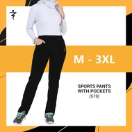 EMAX Seluar Sukan Relaxed Fit Stretchable Quick Dry Sport Long Pants