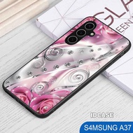 HP Samsung A37 Glitter Glass Softcase - Casing Samsung A37 - K85hp