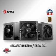 ✽♈☜MSI Mag 550w / 650W A550BN / A650BN 80+ Bronze ATX Power Supply PSU