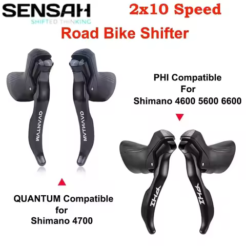 SENSAH PHI QUANTUM STI 2x10 Speed Road Bike Shifter 10S Bicycle Derailleur Shifter For Shimano Tiagr
