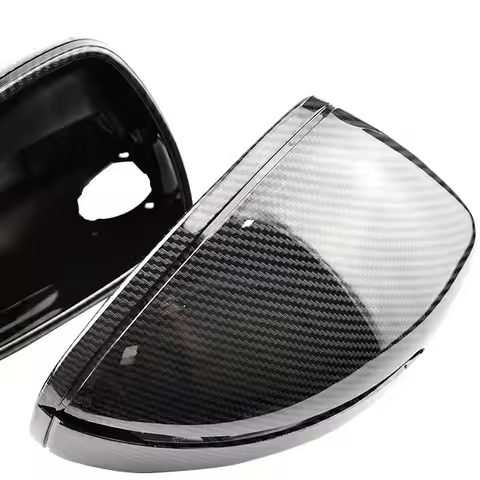 Carbon Fibre Car Rearview Mirror Cap Side Wing Cover For Audi TT TTS MK2 8J TT RS R8 Rear View Mirro