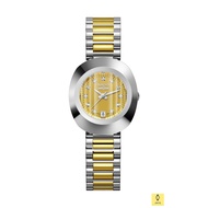 RADO Watch R12307304 / DiaStar The Original / Women's Analog / Stones / Quartz / 27.3mm / SS Bracelet / Silver Gold