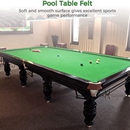 (QZPD) Billiard Cloth 8Ft Pool Table Felt Cloth with 6 Cloth Strips Used for ClubsBars