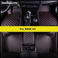 MNMNAUTO Custom Car Floor Mats For BMW X3 E83 F25 G01 F97 Auto Carpets Foot Coche Accessorie