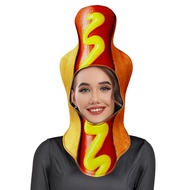 Halloween Hat Funny Funny cos Hot Dog Hat Stage Performance Props Hat Parent-Child Hat