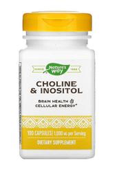 膽鹼&肌醇 500毫克 100粒 Nature's Way Choline & Inositol