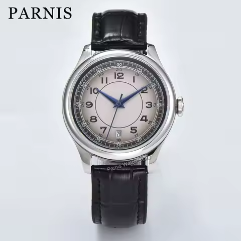 Parnis 38mm Sapphire Glass Arabic Numerals Miyota8215 Automatic Men's Watch