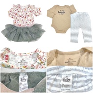 Baby boy romper with long pant, baby girl romper floral with skirt - size NB-9M baby romper baby clo