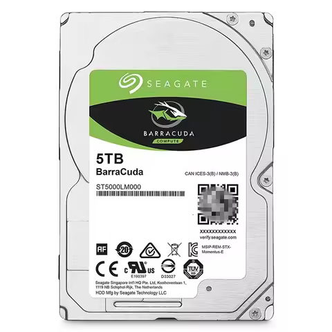 Seagate Barracuda 2.5 " ST5000LM000 Desktop HDD 2.5INCH 5TB SATA 128MB 5400RPM SATA ST5000LM000 HDD