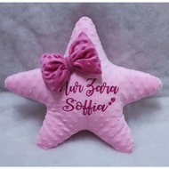 Bantal star sulam nama