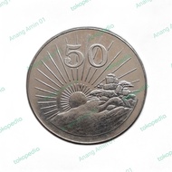 LOT 994 KOLEKSI KOIN ZIMBABWE 50 CENTS 2001