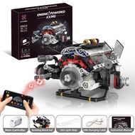 NUOCHONGTONGHUA | Remote Control Electric V8 Engine Model Blocks F40LM
