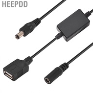 HEEPDD 3-in-1 Power Adapter Cable Cord 12V DC5521 Female to DC Male & 5V USB Y Splitter Charging 43.