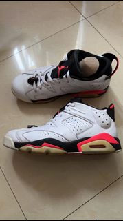 air jordan 6 aj6 low infrared white