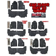 Carpet Rubber Mat 3D 5D Hilux Vigo Rogue Ranger Dmax Triton Car Floor Mat