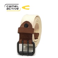 camel active Men Casual Canvas Belt (1525HCVS-16#WHT)