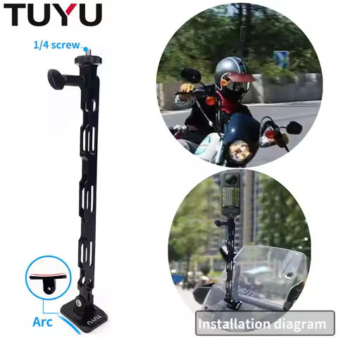TUYU Insta360 X3 Helmet Mount For Insta 360 ONE X2 / GO 2 Sport Camera Accessoies For GoPro Motorcyc