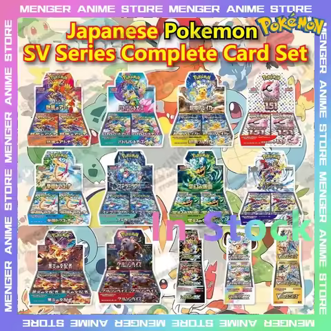 Original Packaging Pokemon Japanese PTCG SV1-SV11 SV Series Complete Card Set Sealed Box Pikachu Col