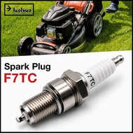 LUOLVUO Spark Plug, Metal F7TC F7TC Plug, Standard Engine Plug