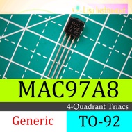 MAC97A8 MAC 97A8 1A 600V 2V Two-way Thyristor 5mA TRIACs TO-92
