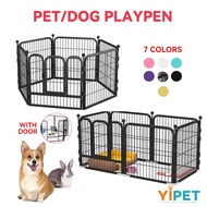 YIPET Dog Playpen Fence Large Dog Cage Crate Pet Cat Rabbit Playpen Indoor