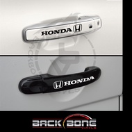 [READY STOCK] 4PCS HONDA Car Door Handle Sticker Car Logo Sticker Pemegang Pintu Kereta