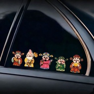 2026新年迎财神爷汽车贴纸车门后窗装饰创意车贴橱窗装扮贴画2026 New Year Welcome God of Wealth Car Sticker Car Door Rear Window D