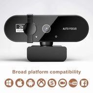 4K Webcam with Microphone 30fps USB Web Cam for Auto Focus PC Laptop Video Shooting Camera
