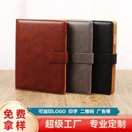 Loose-leaf Notebook Customized Magnetic Buckle Leather a5 Recordbook b5 Diary Notebook b5 Notebook a