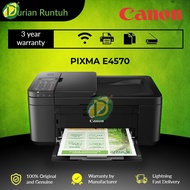 Canon Pixma E4570 Ink Efficient Inkjet Printer | Print,Scan,Copy,Fax | Wifi, Duplex, ADF E4270, E457