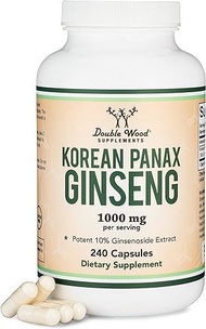 ▶$1 Shop Coupon◀  Ginseng Capsules (Korean Red Ginseng Extract, Panax Ginseng 10% Ginsenosides) (4 M