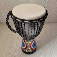 Jimbe Djimbe Drum 8 inch Height 40cm Black Painting Head Genuine Leather Standard Sound Djembe